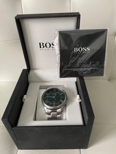 Hugo Boss Mens Watch new battery with date in box and leaflet