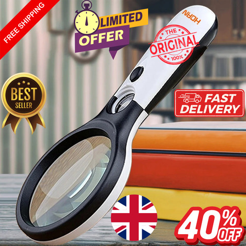 Handheld 45x magnifier reading - handheld,