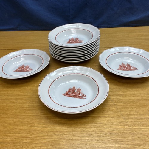 Wedgwood flying cloud rust - 6,