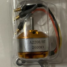 A2208 RC Brushless OutRunner Motor 1100KV 1400KV 1800KV 2600KV RC Plane/Drone UK