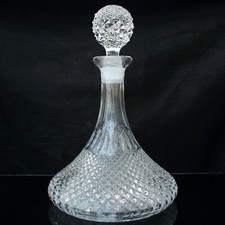 Vintage ships decanter - ships, diamond
