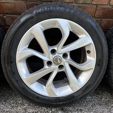 Vauxhall Corsa E 2015  195/55/16 x1 16" 4 Stud silver Alloy Wheel 13380636 ES11C