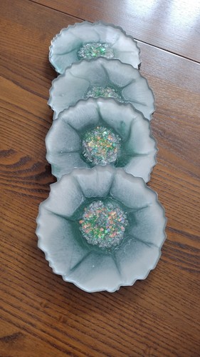 Handmade round agate geode - round,