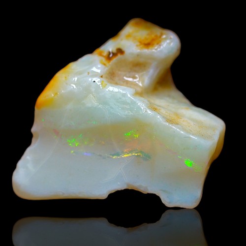 Natural fire opal - fire, gemstone