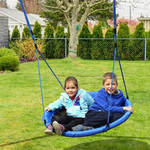 100cm round swing kids - swing, nest