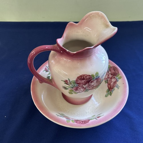 Pink floral staffordshire - pink,