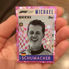 Michael Schumacher Topps Turbo Attax F1 2025. formula 1. Pink Parallel Card