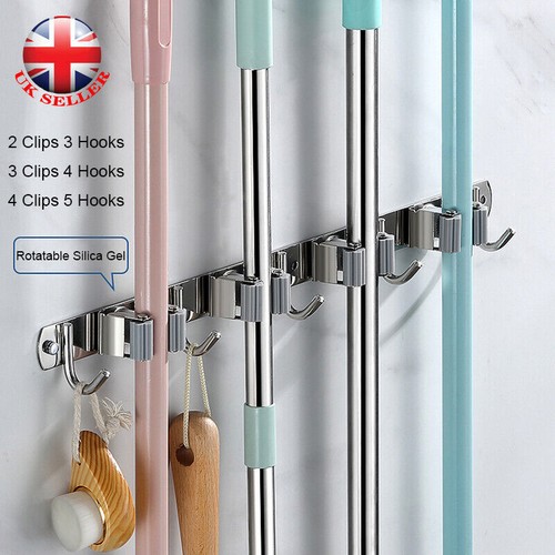 Wall mounted mop brush - mounted,