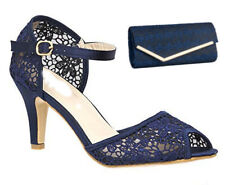 LADIES MID HEEL PEEP TOE MARY