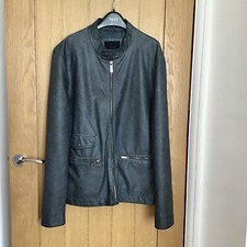 zara man leather jacket size xxl
