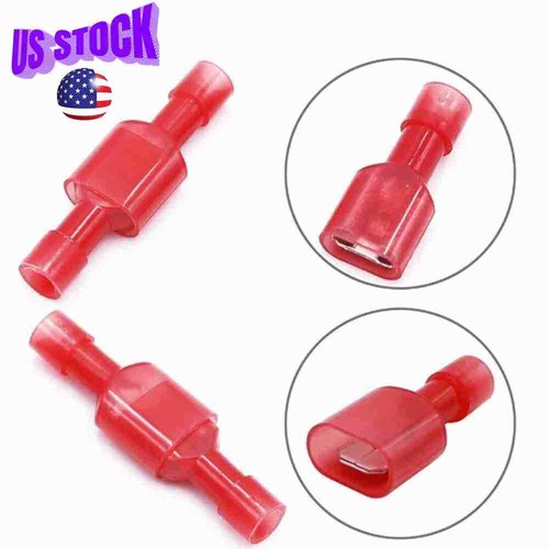Awg red nylon spade - nylon,