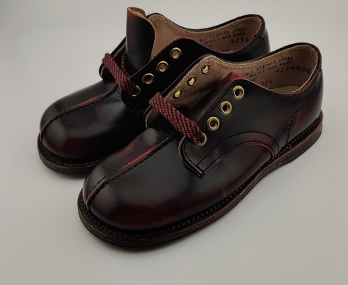 Blu oxf vintage leather - blu,
