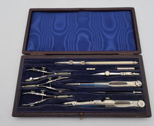 Antique Boxed Technical Drawing / Scientific Instruments Compass Set