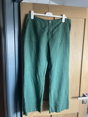 Zara women green linen mix - zara, women's