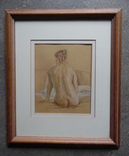 Portrait of Seated Nude Woman