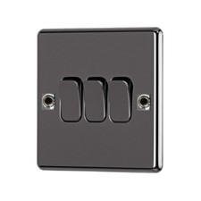 Single or Double Light Switch 1 or 2 Gang 2 Way Wall On/Off Switch