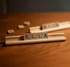 1 x scrabble tile rack stand