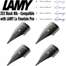 LAMY Z52 Nib Black Steel - Replacement Fountain Pen Nibs - Choice of Width