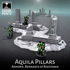 Aquila Pillars - 28mm 3d