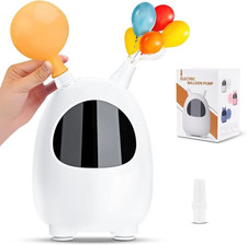 Balloon Pump, Mini Size Dual Nozzle Electric Balloon Blower Machine