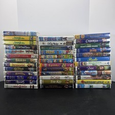 Huge VHS Lot 37 Disney Kids