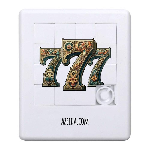 Ornate lucky sevens sliding - 'ornate, sevens'