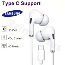 Headphones Earphones Wired for iPhone 16,15 For Samsung S24, S23,22, Type C Jack