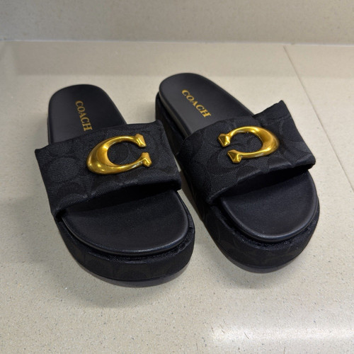 Coach black canvas - black, slider