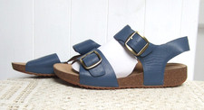 HOTTER TOURIST 11 BLUE LEATHER