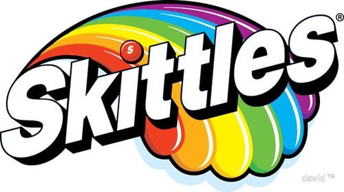 Skittles candy sticker - skittles, decal