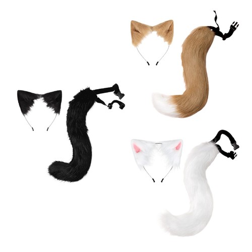 Hair hoop furry wolf - hair,