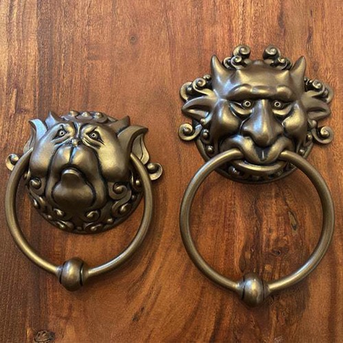 Vintage resin door knockers - door,