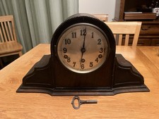 Vintage Wood Cased Mantel Clock - Westminster Chime - In Need Of Repair
