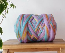 Unicorn Melange* Merino Wool Tops Roving Dry Wet Felting, Arm Knitting 50g - 4kg