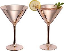 Copper Martini Glasses