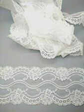 Vintage Wide Floral Cream Lace