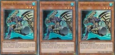 YUGIOH CARD 3 X LEGENDARY SIX SAMURAI - SHINAI SPWA-EN044  SPIRIT WARRIORS SUPER