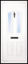 White uPVC Full Door Panel