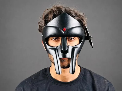 Doom inspired aluminum mask - inspired,