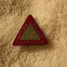 VINTAGE 1971-73 NATIONAL CYCLING PROFICIENCY - METAL PIN BADGE