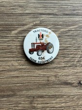 Vintage International Tractors Tin Pin Badge - 634 Farm Equipment