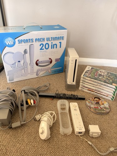 Nintendo wii console - wii, white
