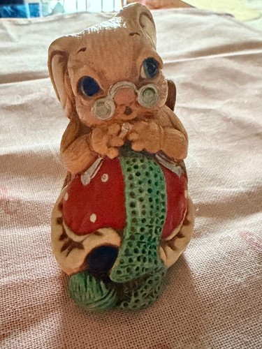 Vintage hand painted stoneware - hand,