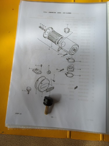 Suzuki ap50 a50p - a50p, carb