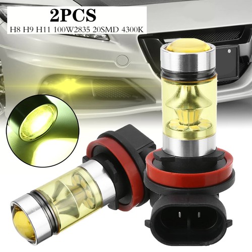 2pcs h11 light yellow - 2pcs,