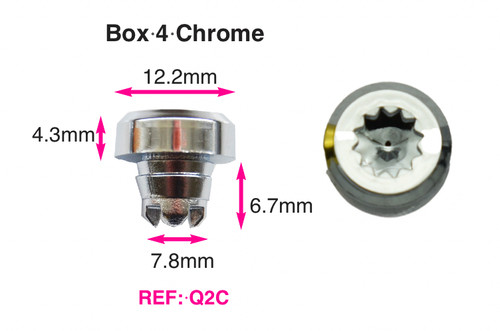 Chrome plastic wheels - x,