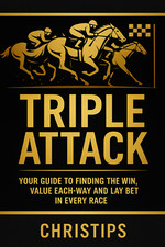 Triple attack horse racing - horse,