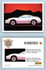 1991 Dodge Stealth #79 - Dream Cars 1991 Panini Trading Card