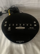 Roberts DAB/Clock Radio CRD-51  DAB/FM- RDS (Black/Silver) In Vgc