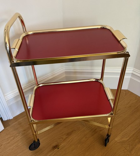 Metal tea drinks trolley - tea,
